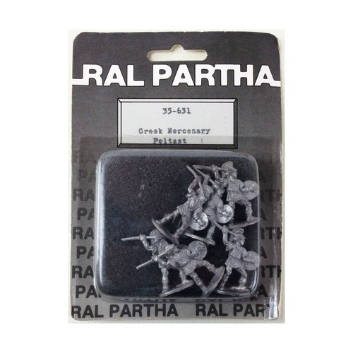 Ral Partha Historical Mini 25mm Greek Mercenary Peltast Pack New