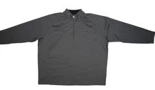 Sport Tek Pullover Mens 4XL Gray Quarter Zip Long Sleeve Athletic Shirt