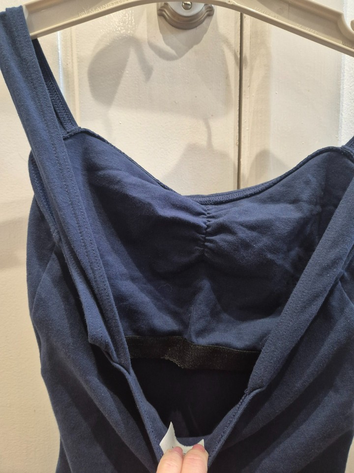 Capezio Women's Leotard Studio Collection Wide Strap Camisole Navy ...