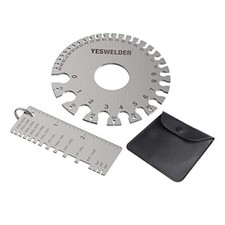 Round Dual Sided Metal Sheet Gage  Metal Sheet Thickness Gauge 2pk Stainless