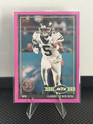 2026 Topps Flagship - Garrett Wilson 35th Anniversary Pink /1000 Jets
