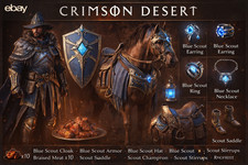 SET COMPLETO CRIMSON DESERT Blue Scout + ingranaggio di montaggio + brasato x10 (pacchetto completo)