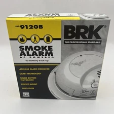 First Alert BRK 9120B Hardwired Smoke Detector AC Power Battery Backup NEW