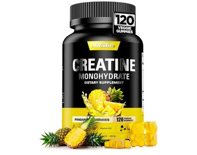 Instant Boost Creatine Monohydrate Gummies, Complex Formula with Real 5000mg Cre