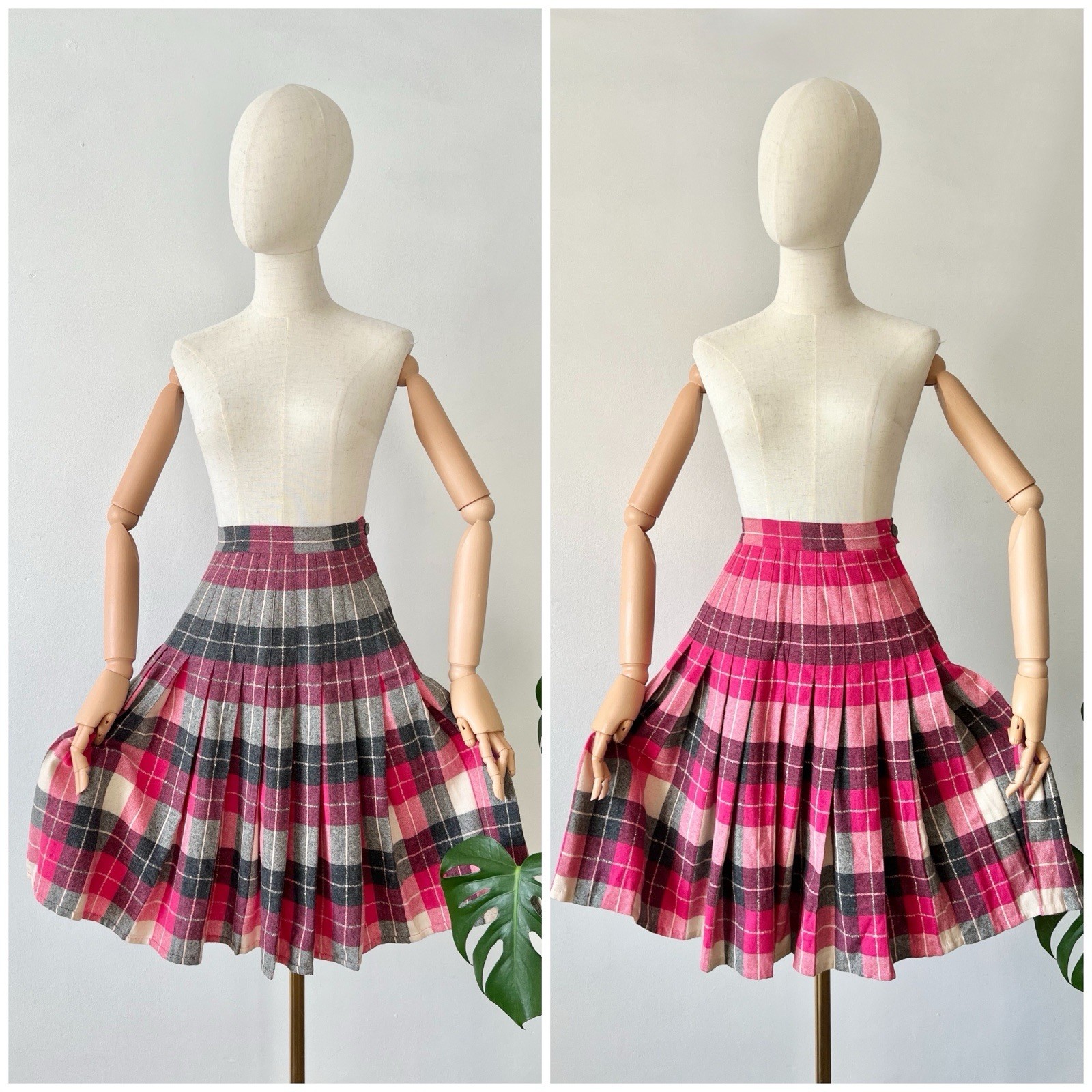 Vintage 1950s Pendleton Turnabout Reversible Plea… - image 1