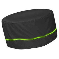  1Pc Housse de table de jardin Housse de protection ronde étanche pour la maison