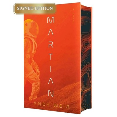 Andy Weir The Martian Signed Autographed Deluxe Hardcover Sprayed