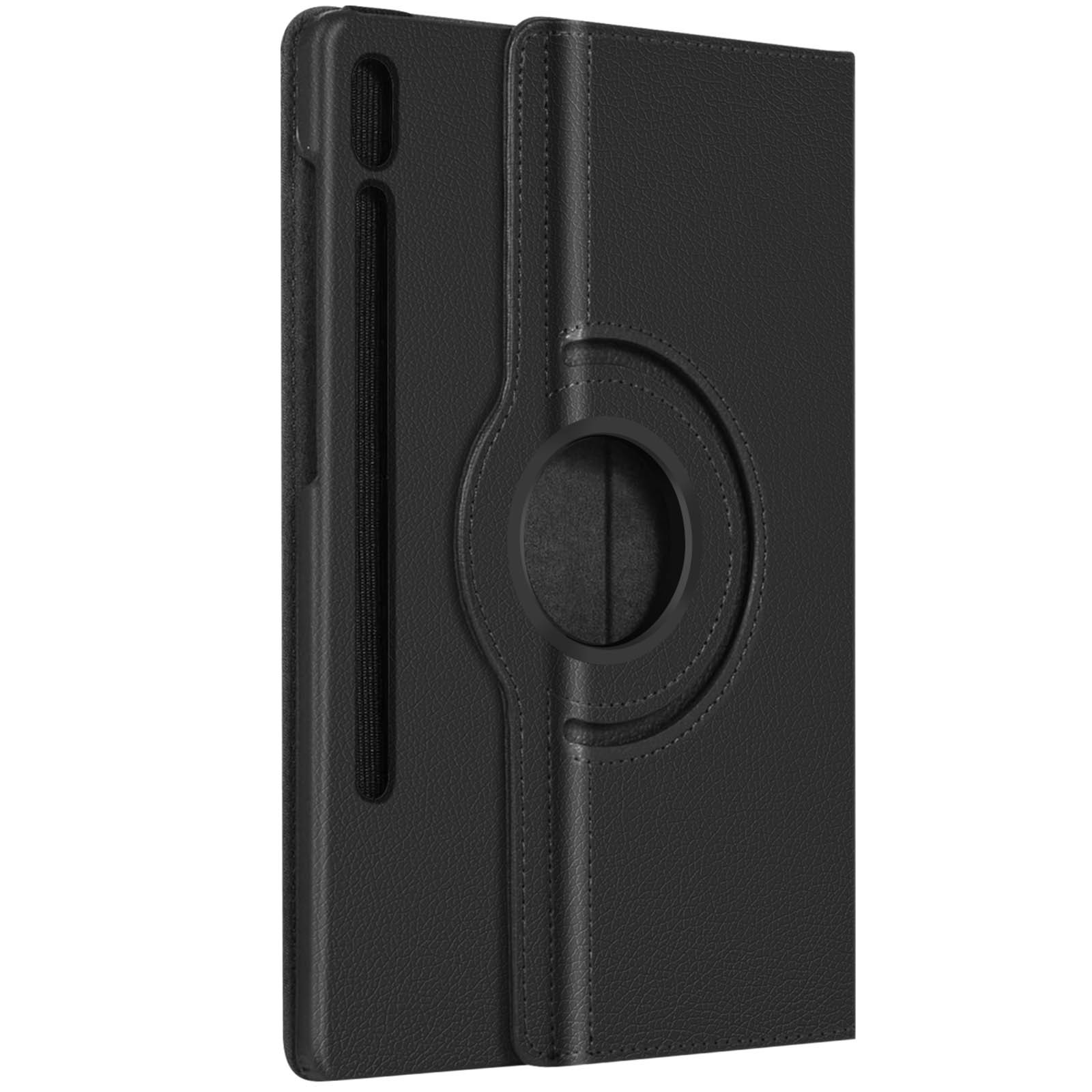 Étui pour Tab S9 Plus anti rayures avec socle pivotant vertical horizontal