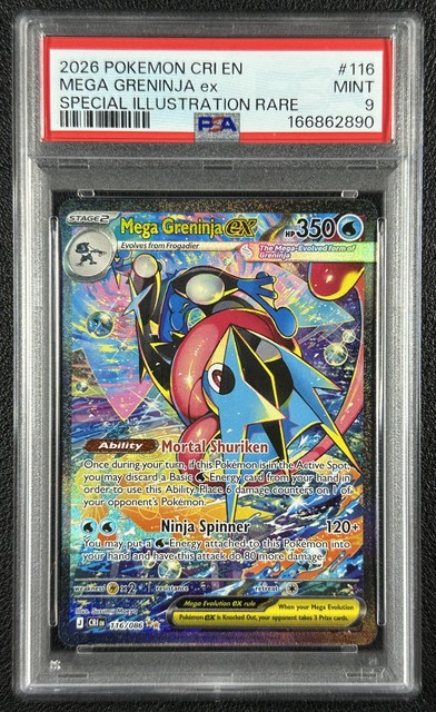 Mega Greninja ex #116 (Chaos Rising)