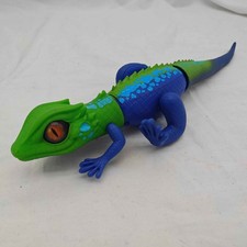Zuru Robo Alive Robotic Lizard Works Realistic Running Pet Green Blue Kids Toy