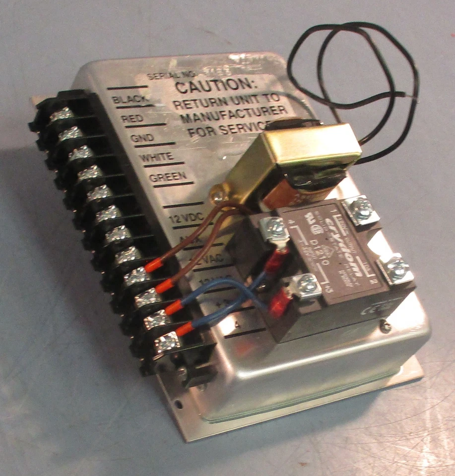Grote 1000211 Timer Module 110 VAC Crydom Solid State Relay Output D1210 - Image 2 of 4