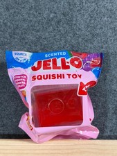 JELL-O Scented Squishy Toy Red 100% Squish Sensory Fidget NEW Sealed