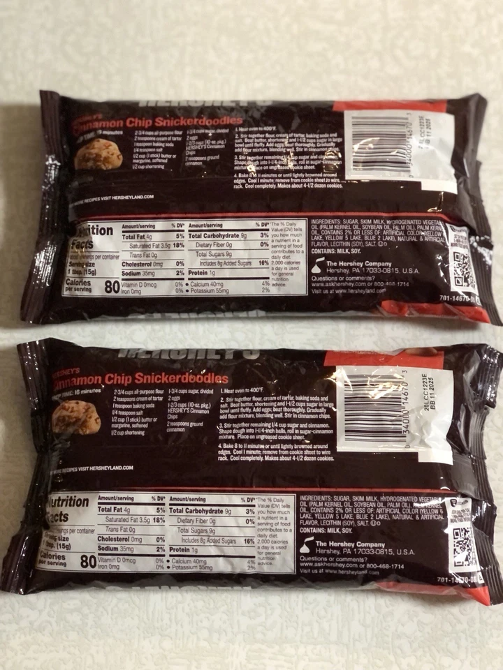 Two (2) Bags of Hershey’s Cinnamon Baking Chips FREE SHIPPING! BB 11/25 - Image 4 of 4