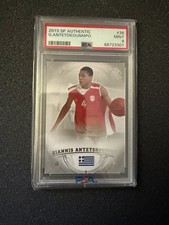 2013-14 SP Authentic Giannis Antetokounmpo #36 (RC) PSA 9