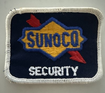 RARE Vintage Sunoco Gasoline Security Auto Car Racing Gas Patch
