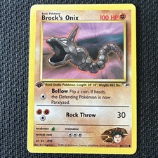 1st Edition Brock’s Onix 69/132 - Gym Heroes - Near Mint on eBay