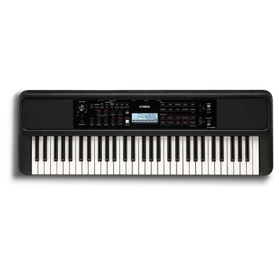 Yamaha PSRE383 61Key Portable Keyboard With Power Adapter