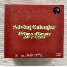 FAST/FREE SHIP Sephora Favorites Advent Calendar 25 Days Of Beauty 2025 Holiday