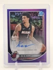 KEL'EL WARE 2025-26 BOWMAN CHROME PURPLE AUTO /250 #BCA-KW HEAT Q7474
