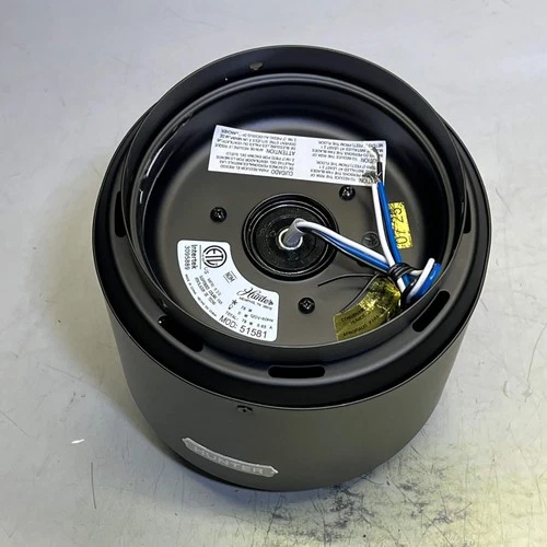 HUNTER Terrace Cove Outdoor Flushmount Fan 4196 CFM 37 Watts Black 51581 - Picture 5 of 18