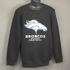Denver Broncos Sweatshirt Mens Large Crewneck Pullover NFL Football Fan Gear