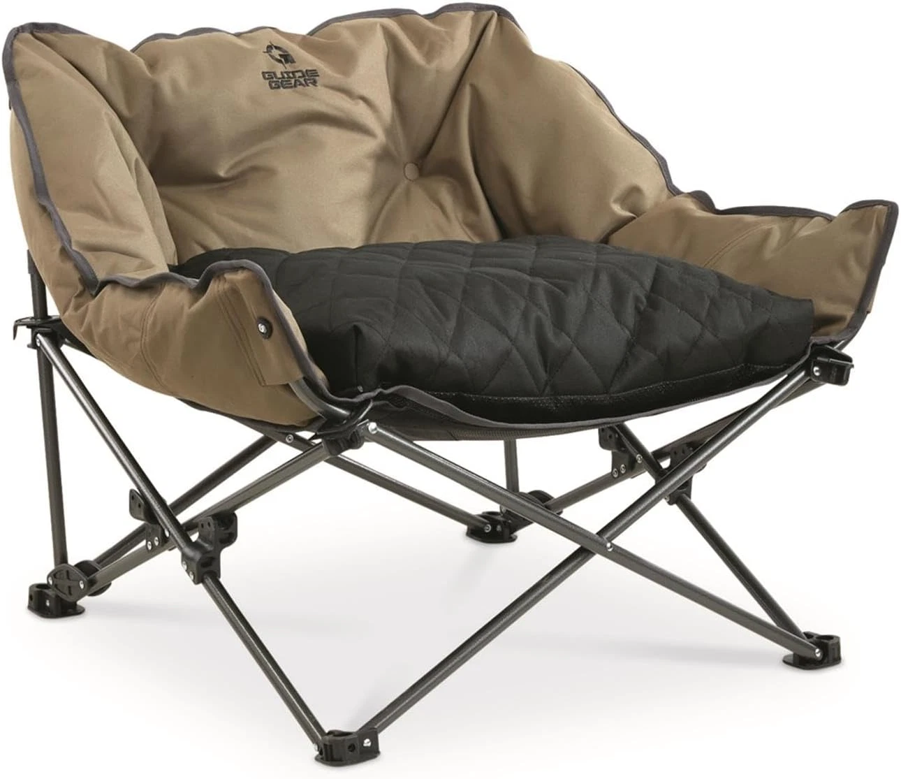 New Padded Portable Pet Bed; Raised Outdoor Dog Couch, Cot Brown