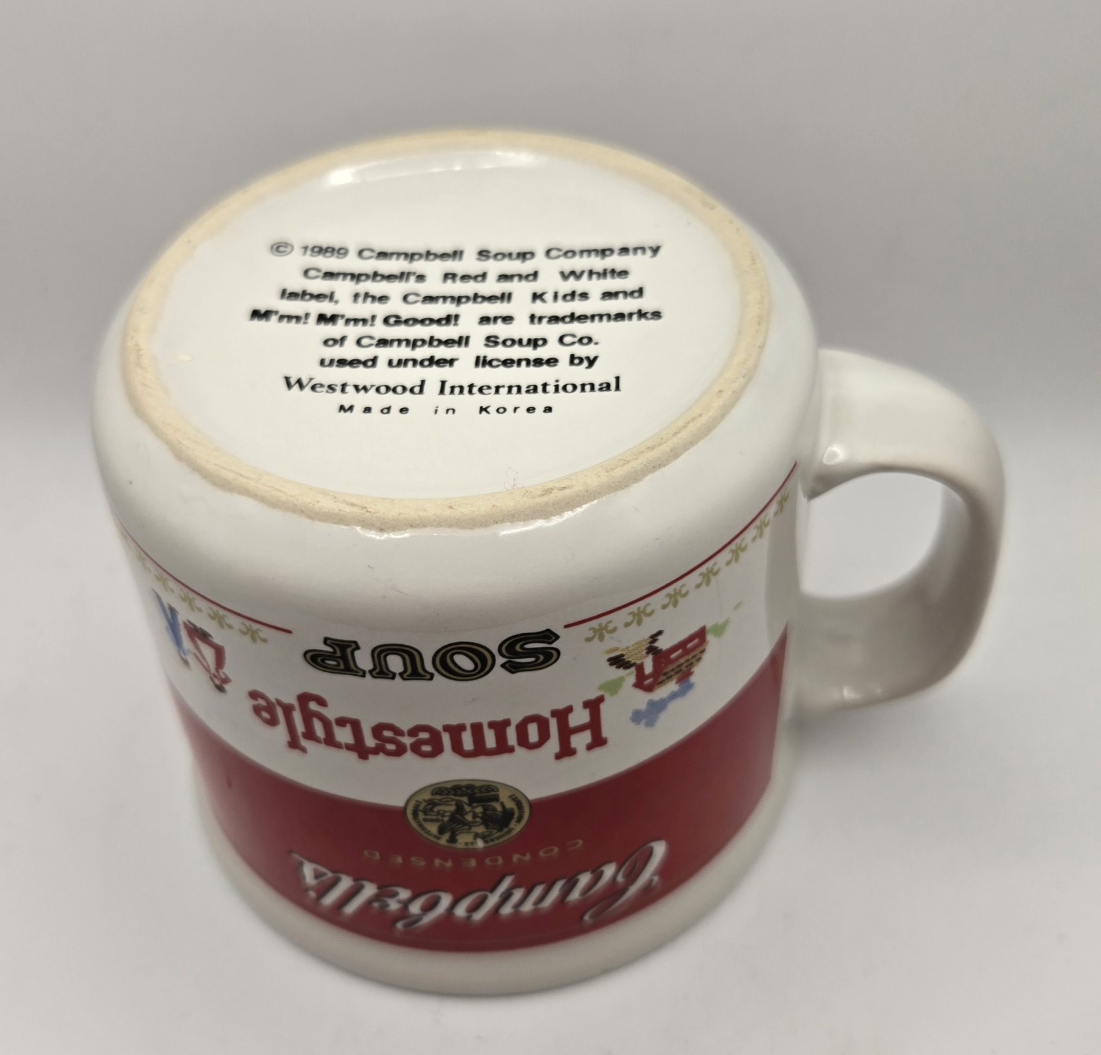 Vtg 1989 Westwood International  Campbell's Homestyle Soup Ceramic Coffee Mug ☕️
