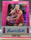 LEXIE HULL 2025 Panini WNBA Prizm #TB-LH PINK PULSAR PRIZM #10/35 AUTO JERSEY#