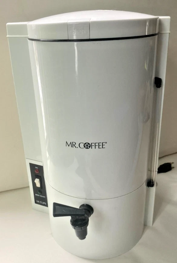 Mr. Coffee 24 Cup Commercial Office Party Coffee Maker Pot CK240 White "CLEAN"