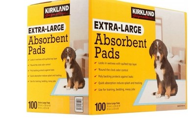 Kirkland Signature Absorbent Training Pads, Extra Large 100 Count