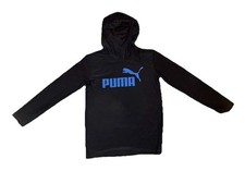 Puma Boys/Ni os Performance Hoodie Pullover Dark Gray-M 10-12 Activewear