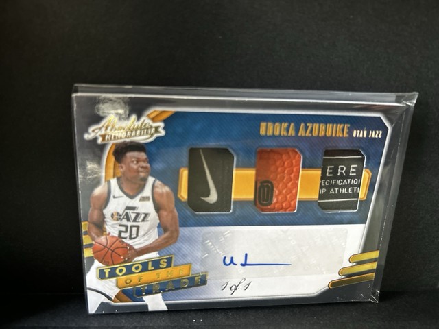 Udoka Azubuike 1/1 Patch Auto Tools Of The Trade Absolute Memorabilia NBA 1/1