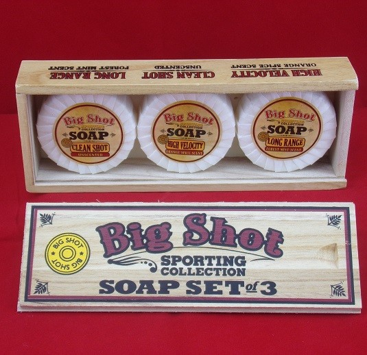 Big Sky Carvers Big Shot Wood Box Soap Set Of 3 For Sale Online Big Sky Carvers Big Shot Wood Box Soap Set Of 3 For Sale Online