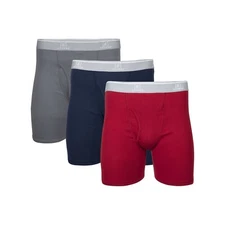 George Men's Boxer Briefs, 3 Pack