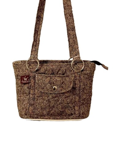 Purse Shoulder Bag Paisley Print Boho Chic Handmade