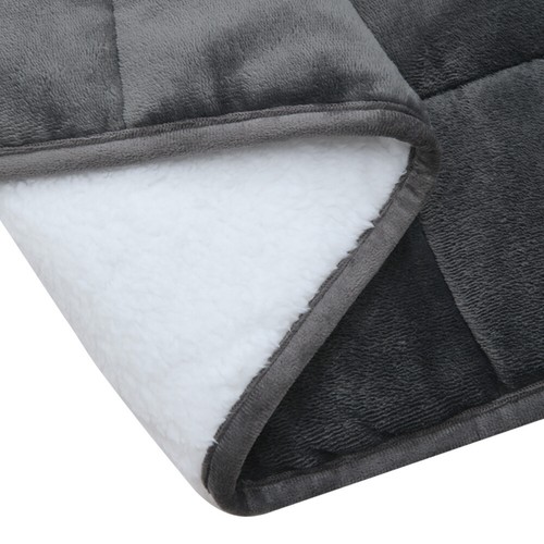 Sherpa Fleece Weighted Blanket Sensory Sleep Therapy Anxiety Sofa Bedding Throw - Picture 9 of 16