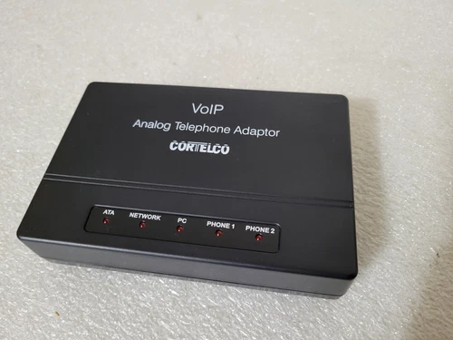 Cortelco VOIP Analog Telephone Adaptor Adapter 821200-ATA-PAK
