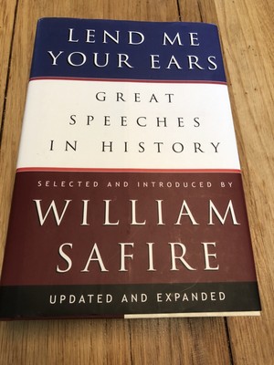 lend me your ears william safire lend me your ears william safire