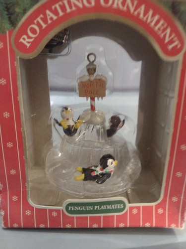NOMA 1989 Ornamotion CHRISTMAS ORNAMENT Motion PENGUIN PLAYMATES Vintage NEW. - Picture 3 of 8