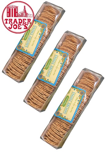Trader Joe's Savory Thins Crackers cookies - Picture 3 of 5