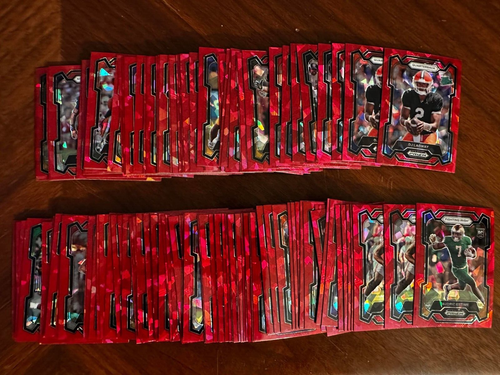 Selecciones de draft Panini Prizm 2024 Red Ice Prizms clasificación prospecto/RC/VET con engaños - Imagen 1 de 2