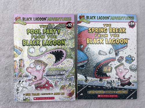 Black Lagoon Adventures Lot of 6 Scholastic Paperback Books Mike Thaler - Imagen 9 de 10