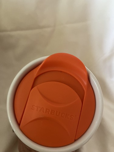 Starbucks Pumpkin Spice Latte Mug Team PSL Ceramic Travel Tumbler Cup 10 oz - Picture 4 of 6