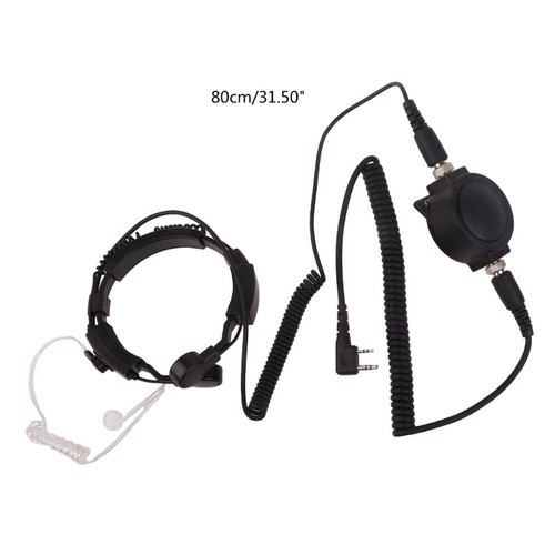 Headset with Finger PTT Microphone for Radio BFF8HP BFF9 UV-82 UV-82HP UV-82C UV - Zdjęcie 8 z 8