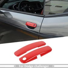 2X Exterior Door Handle Shell Cover Trim Accessories for Dodge Challenger 2012+ 