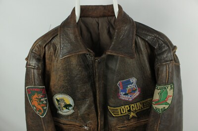 G*ミ様 80s avirex A-2 real leather bomber Vintage Avirex A-2 Leather Bomber Jacket Smoker | eBay