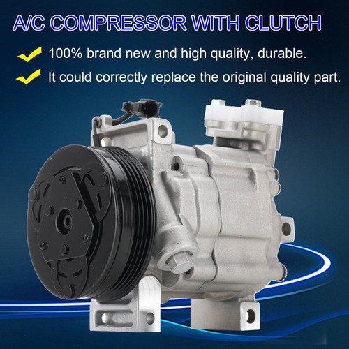 Compresor de aire acondicionado con embrague para Subaru Forester 2008 2009 2010 2011 2012 2013 - Imagen 3 de 16