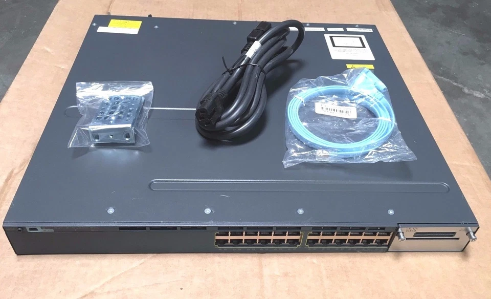 Cisco WS-C3560X-24P-L 24 Port Gigabit Switch vers. v15.x IOS, Best Quality w/ PS - Image 2 of 4