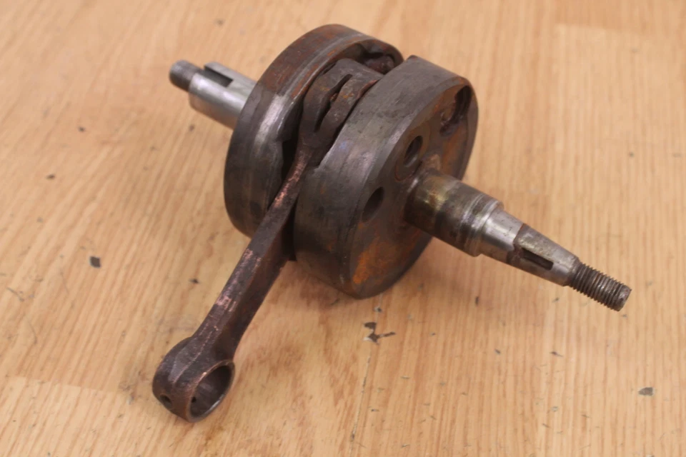 Yamaha YZ125 1990 cigüeñal/núcleo de manivela para piezas no funciona Foto 3 de 4