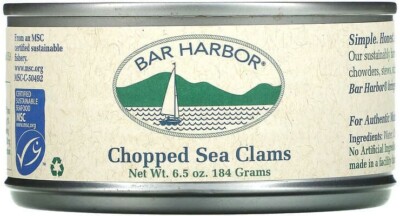 Bar Harbor Chopped Sea Clams - 6.5 oz can